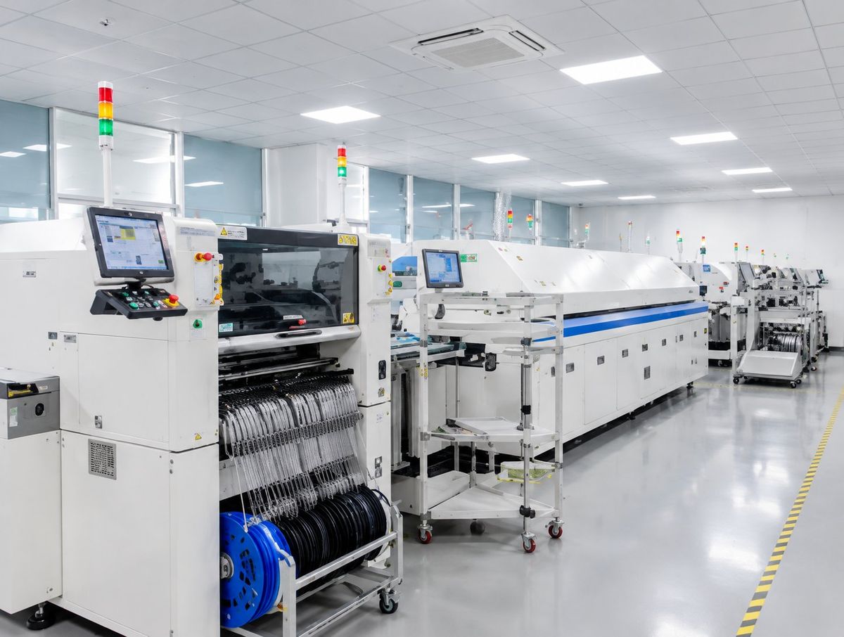 SMT production line in Ruizhi factory